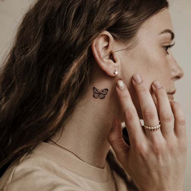 illustrative tattoo detail with smooth shading and clean outline